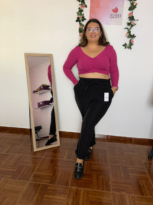 Top com elástico