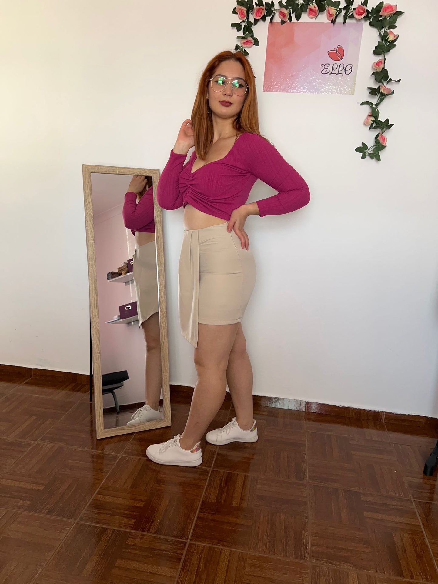 Top com elástico