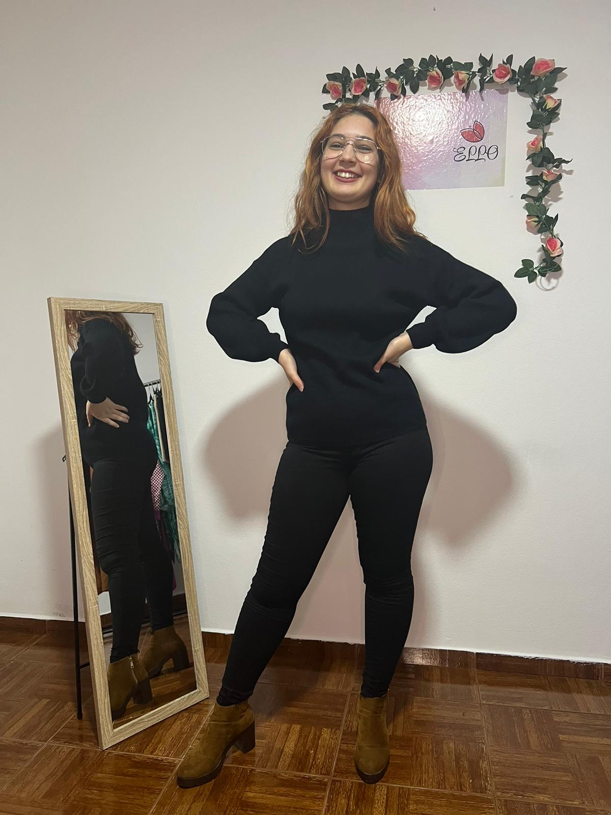 Camisola manga balão