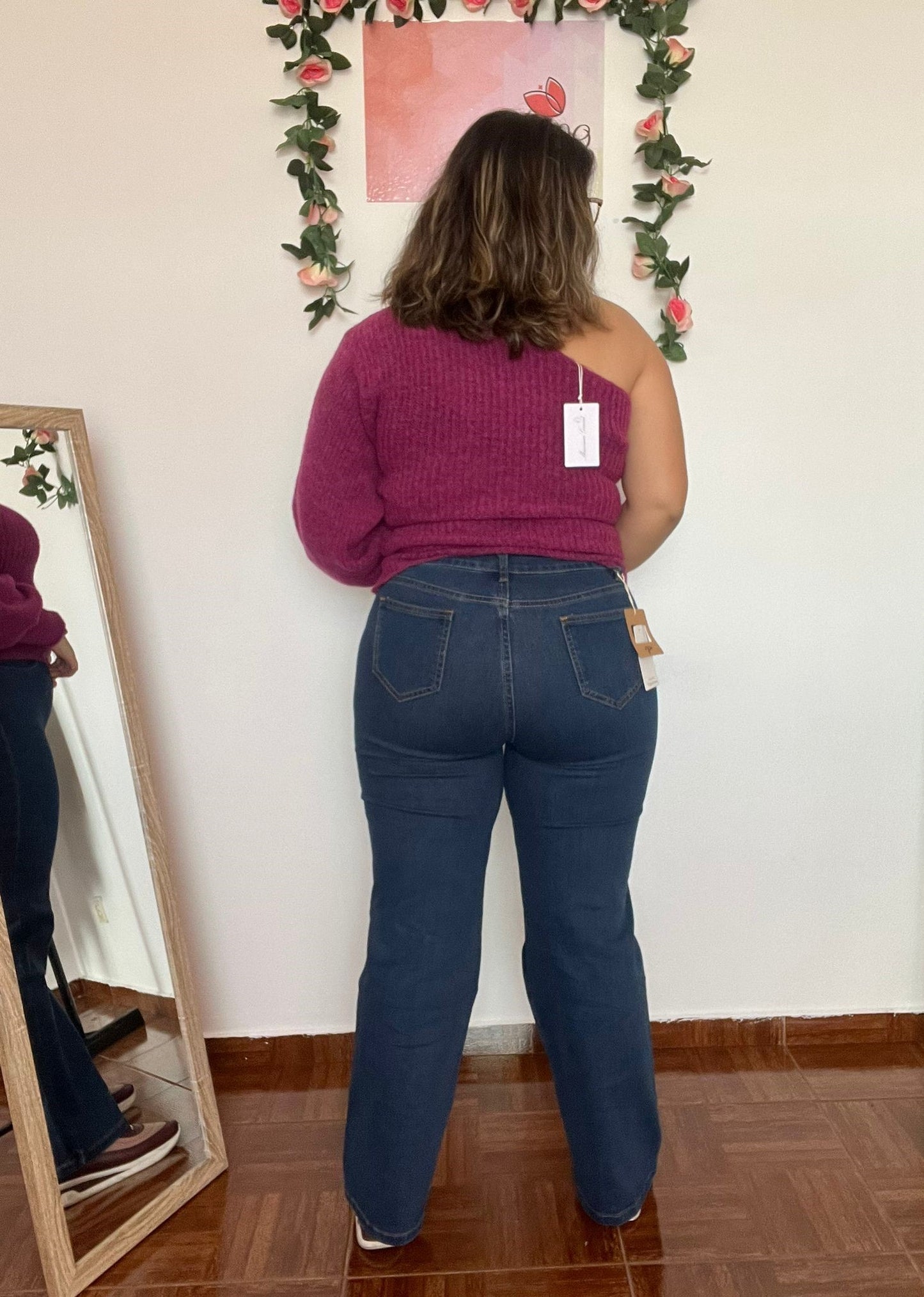 Jeans corte direito