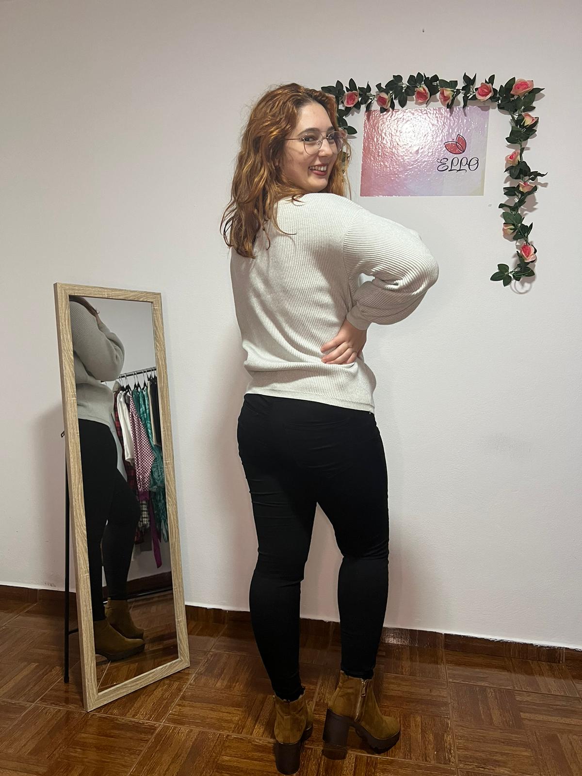 Camisola manga balão