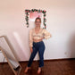 jeans com desfiado
