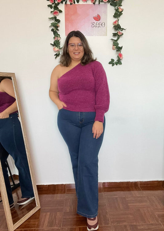 Jeans corte direito