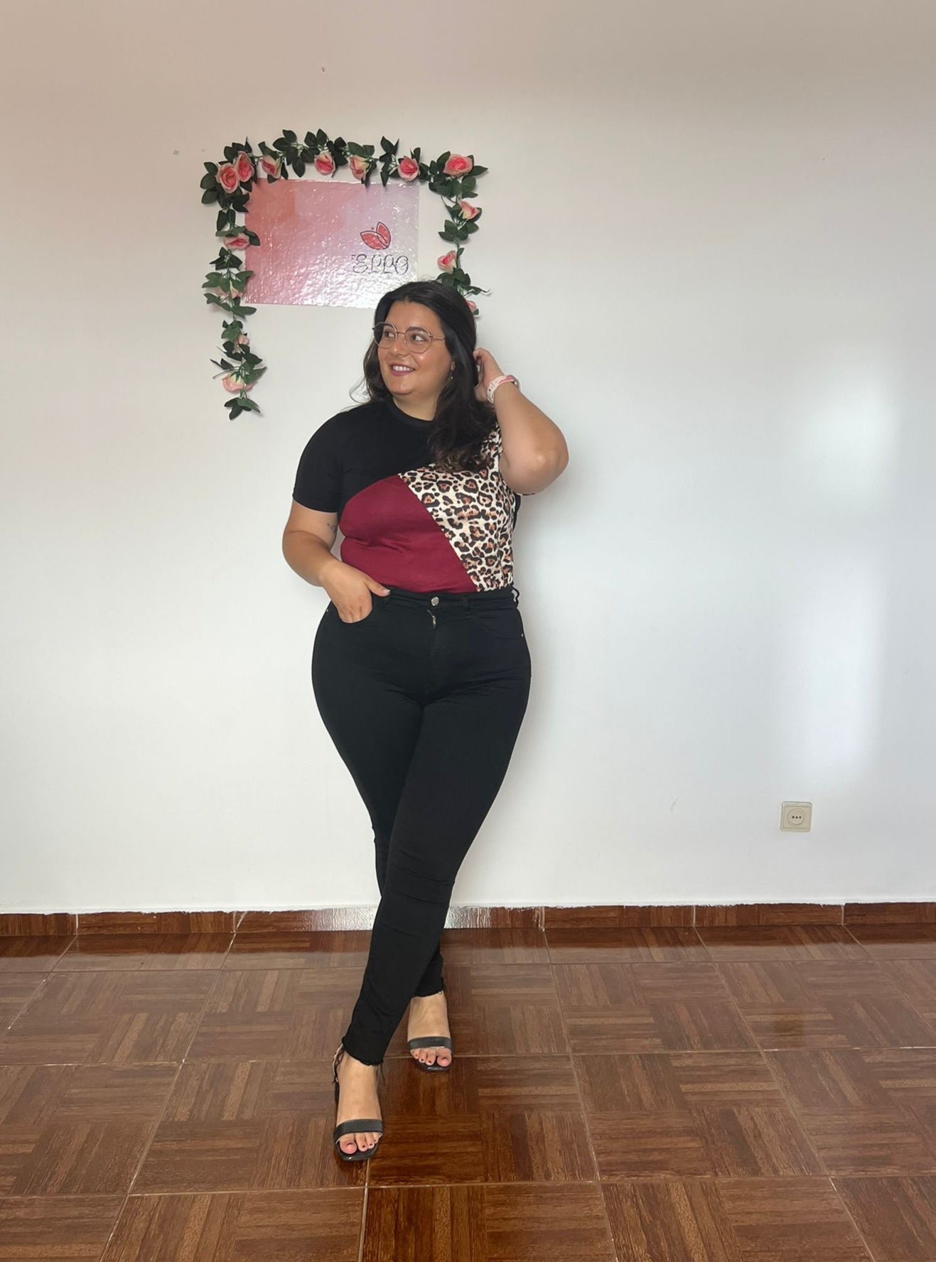 camisa leopardo