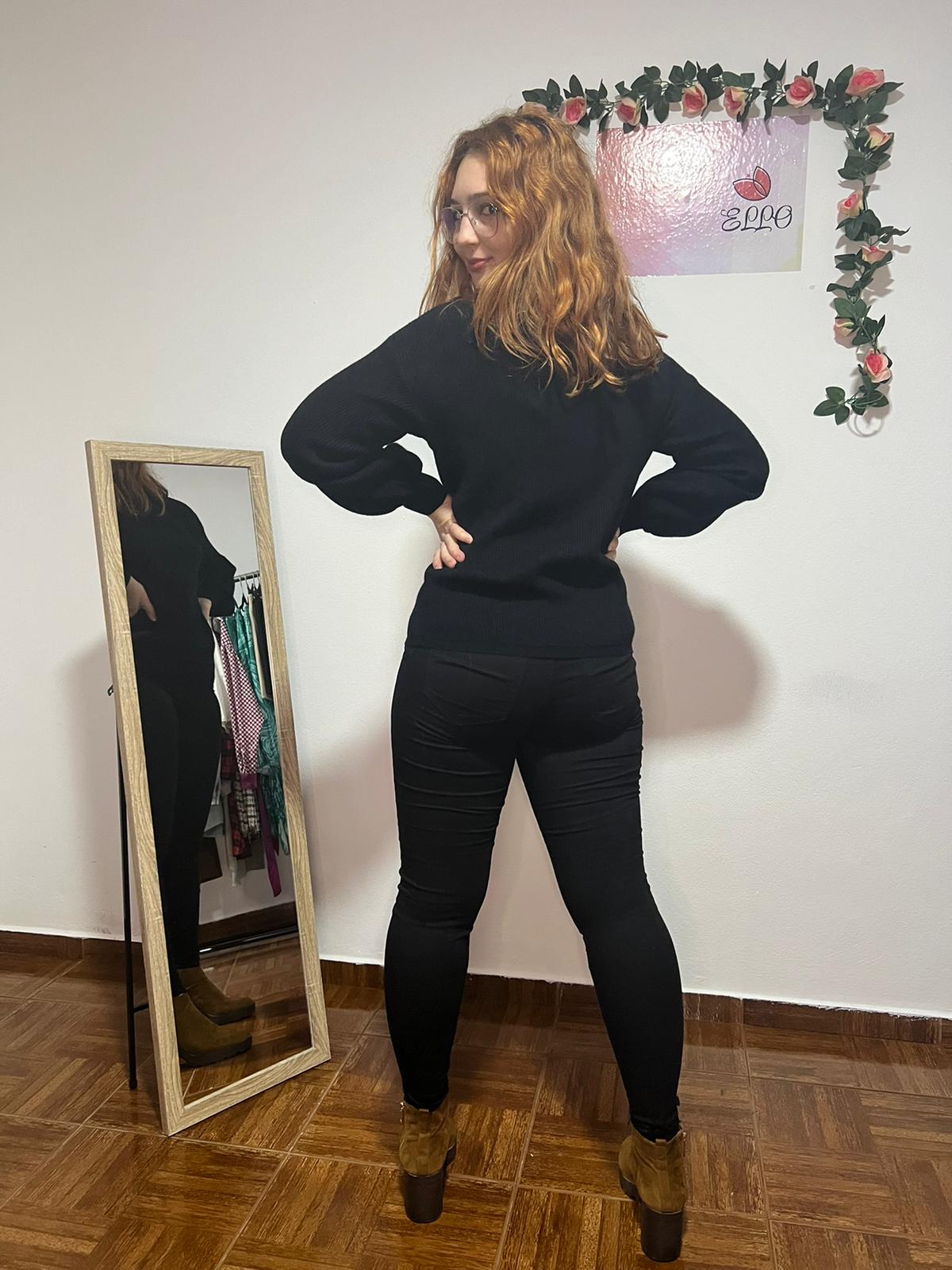 Camisola manga balão